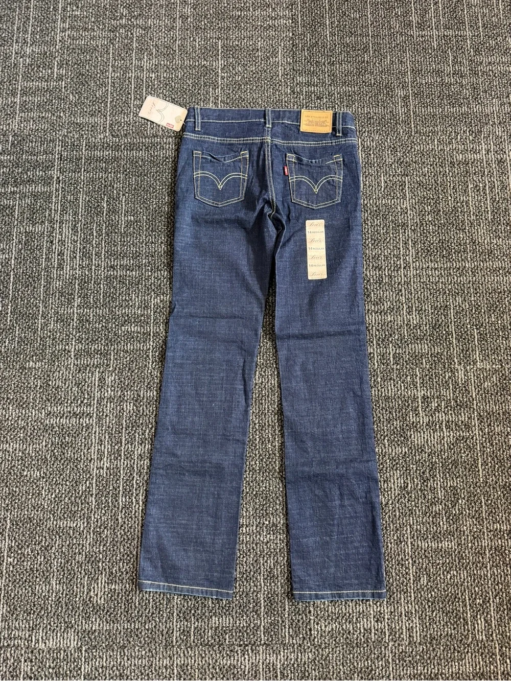 Levi's Girls Size 14 Regular Jeans Dark Wash NWT